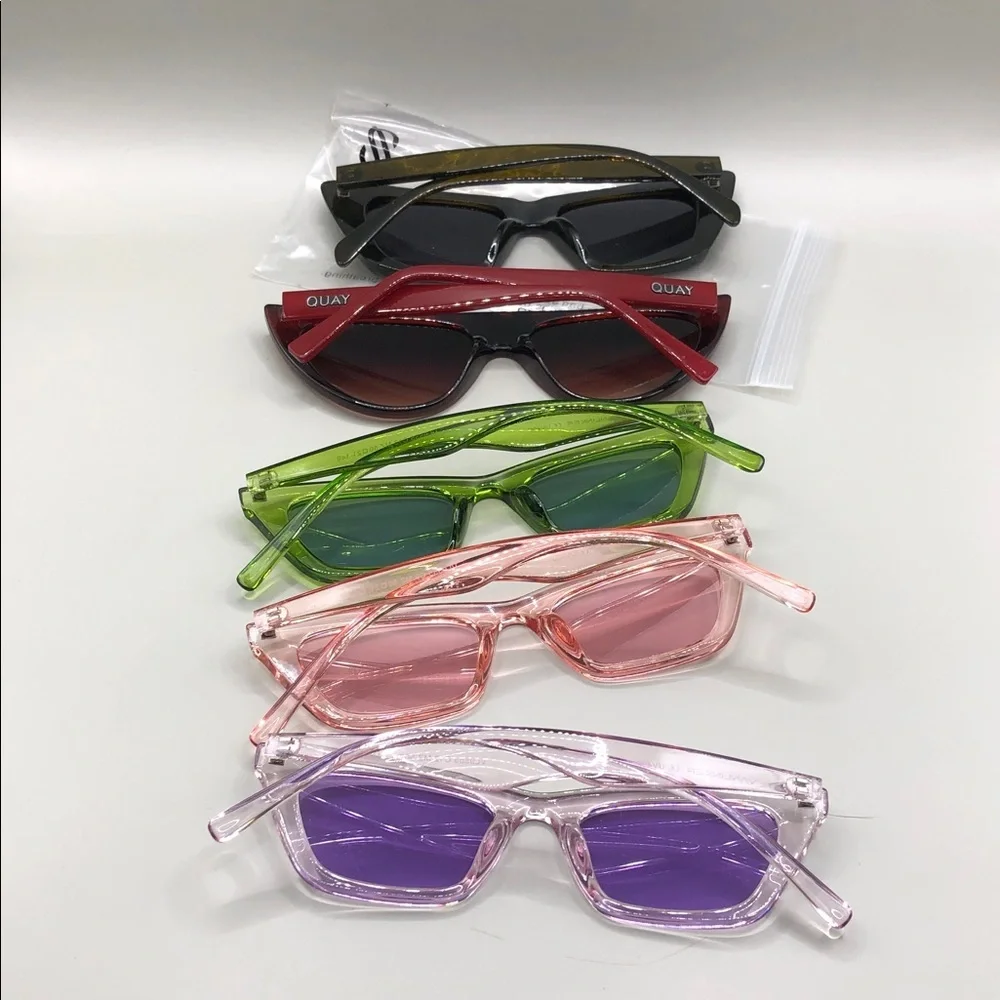 Cat eye sunglasses bundle lot 5 Vanlinker Quay Australia Sojos Trendy Colorful